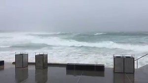 Big seas roll into Cronulla on Sunday morning with conditions forecast to worsen in the late afternoon | The Leader