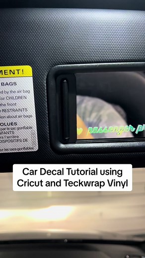How to make car decals using cricut and Teckwrap Viynls. Passenger Princess decal available in the link in bio as well as all the supplies used in this video 💜 #stanceco #decaltutorial #cricutdecal #teckwrapvinyl #cricut #cricuttutorials #cricutturorial #carsoftiktok #decaltutorial #cardecal #cartok #cardecal #cardecals #carsticker #cardecalshop #carstickershop #passengerprincess #passengerprincessforlife #teckwrap #teckwrapcraft