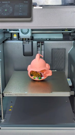 POV: you turned your 3D printer waste into THIS ✨ Inspired by Majin Buu 🍫 #3dprinting #impresion3d