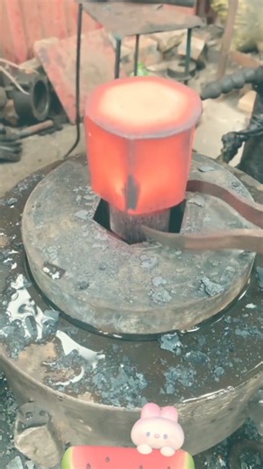 Making a Bolt on Steel Rod | Traditional Blacksmith Threading Process skills