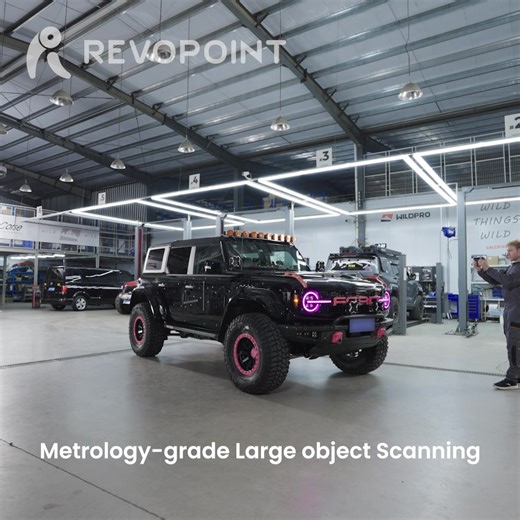 ⚡A seismic shift in 3D scanning is here. 🔥Boasting both big and small object scanning capabilities, this standalone 3D scanner is ready to transform your 3D scanning workflows with its versatility and affordability. 📣New Customers Get 5% OFF ✅Small to Large All-in-one Scanning ✅No Cables, No PC Needed ✅Single-frame Accuracy Up to 0.04 mm ✅Up to 20 FPS Scanning Speed: Fast and Efficient ✅Single-shot & Continuous Modes ✅Photogrammetric Length Accuracy 0.02 mm 0.05 mm x L (m) Use Code: NEWREVO5👉