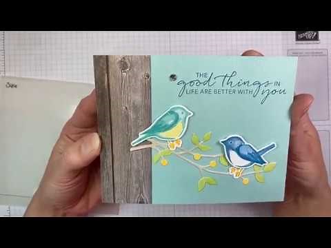 Stampin' Up! Birds & Branches Card Tutorial