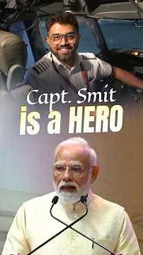 PM Modi hails Captain Smit Machchhar as "Hero" | #shorts | #flydubai