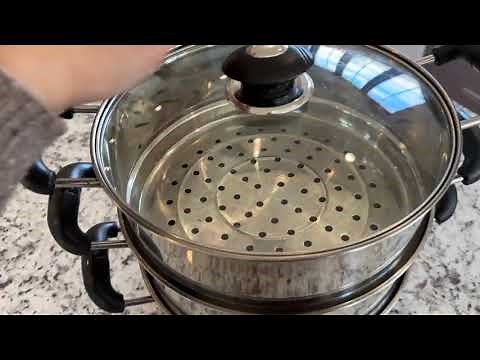 3 Tier Multi Tier Layer Stainless Steel Steamer Pot