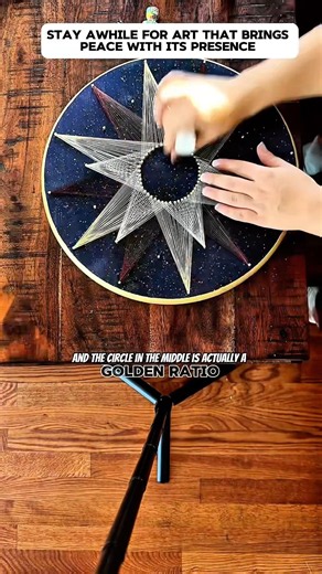 Creating Sacred Geometry Golden Ratio Galaxy with Star 🌌