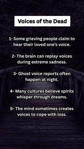 Ghost Voices or Grief Psychology? | Mysterious Mind Facts #ghost #mindblowingfacts #psychologyfacts