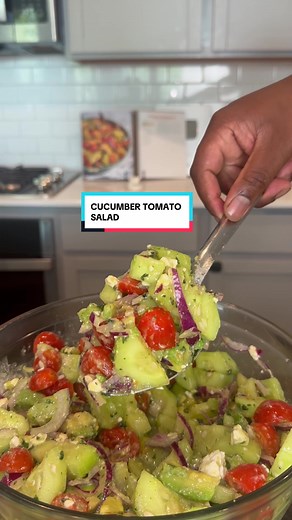 Cucumber Tomato Salad Recipe with Avocado