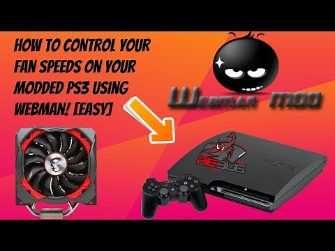 How To Control Your Fan Speeds On Your Modded PS3 Using Webman! [EASY]