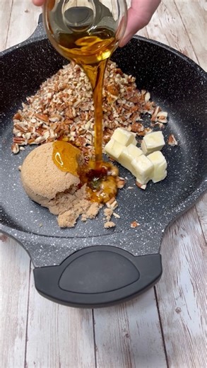 Maple pecan upside down cake recipe