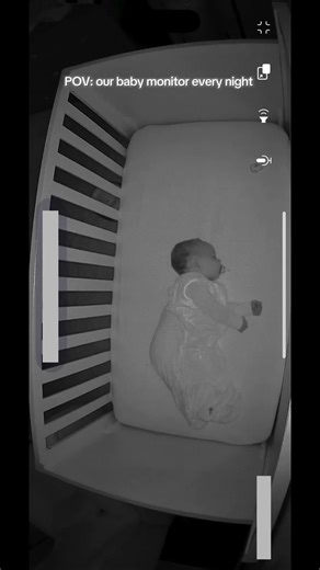 Baby Monitor Capture: Cute Sleep Movements