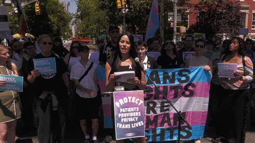 Patients Before Politics: Protect Trans Lives Rally by PFLAG, Trans Formative Schs, New Pride Agenda, EqualityNY 5/16/26 NYC 67m