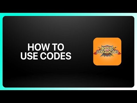 How To Use Codes In Rise Of Kingdoms 2025! Tutorial
