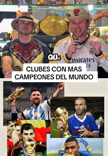 Clubes que más jugadores han aportado a campeones del mundo