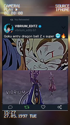 GOKU ENTRY DRAGON BALL Z X SUPER 🥶🔥 | DBZ EDITZ 001