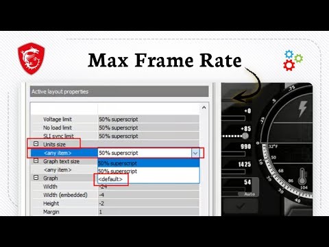 How to increase size of MSI Afterburner (Turbo Mode)
