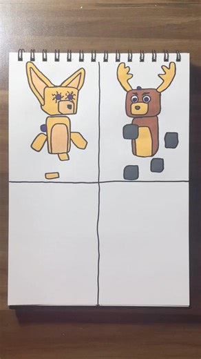 Super Bear Adventure Infected Moose Drawing 😱 #superbearadventure #baaren #drawing #art