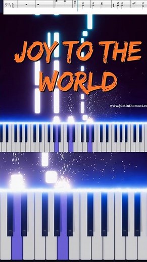 🎄 Joy to the World – Easy Piano Tutorial 🎹