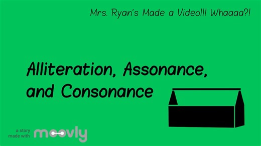 Alliteration, Consonance and Assonance