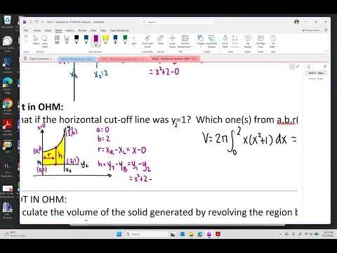 Calculus 2: 3.6.A Volume of Revolution with Shell Method