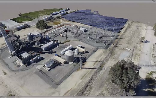 点云数据与实景影像融合成果