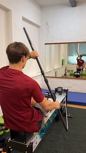 Winter paddling ❄️🛶 #canoeslalom #paddling #kayak #kayaking #ergometer | Canoe Slalom Ozolnieki