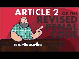 [AUDIO CODAL] Article 2 of the Revised Penal Code