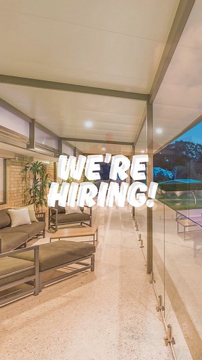 We're hiring Trainee Patio Installers! Work along side our experienced installers learning their skills and knowledge. If you're someone who wants to be part of an awesome team and ✔ Shows up to site with a professional attitude ✔ Hard working and enthusiastic ✔ Takes challenges in stride and adapts as needed Get in touch at sales@perthpatiomagic.com.au or give us a call we would love to have a chat! | Perth Patio Magic