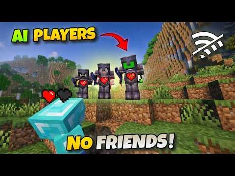 Play Minecraft PE LIFESTEAL SERVER OFFLINE 😱 | No Friends • No Internet • 100% REAL