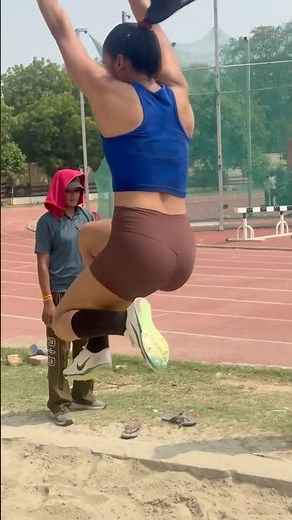 Perfect Long Jump Landing! 😍 #shorts