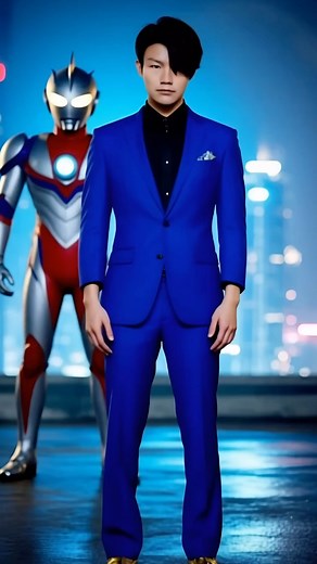 1.7K views · 59 reactions | Fusion Ultraman and Chinese Running Blue Guy #tokusatsu #tokusatsuindonesia #ai #ultraman #aifusion #meme | Fusion Project | Facebook