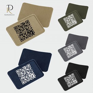 Personalised QR Code Patch, Scannable Social Media QR Codes Patches, Custom Printed Graphics Sign Patch, Websites or Songs QR Code Patches - Etsy