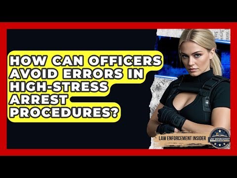 How Can Officers Avoid Errors In High-stress Arrest Procedures? - Law Enforcement Insider