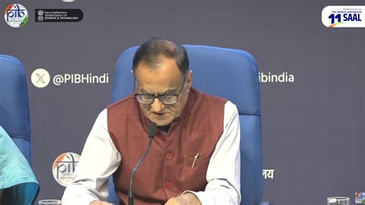 At a press conference on 11 years of achievements, Principal Scientific Adviser to, Prof. A K Sood, highlighted the role of his Office of providing evidence-based scientific advice in shaping national priorities through the PM-STIAC platform. #11YearsOfSeva Dr Jitendra Singh Abhay Karandikar Department of Biotechnology, India CSIR, India Ministry of Earth Sciences Government of India | Department of Science and Technology, Government of India