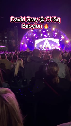 David Gray Concert at Custom House Square Belfast