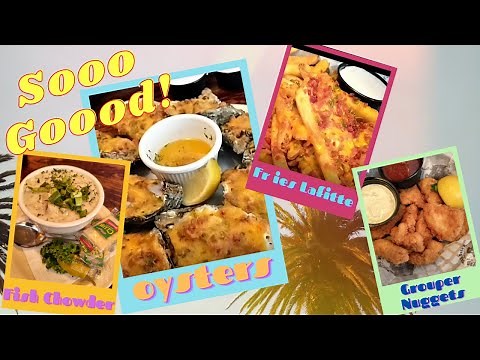 Where's the Best Food on Pensacola Beach?? The Best Oysters, Shrimp, Crab Legs, Lobster...Peg Legs!!