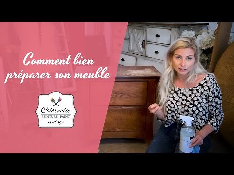 FR - Comment bien préparer son meuble - Peinture à la craie pour meubles avec Colorantic
