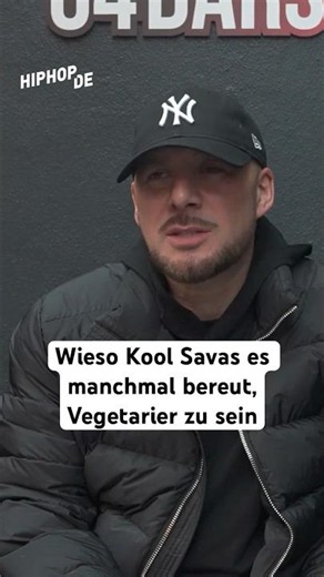 Why KOOL SAVAS sometimes regrets being a vegetarian! #shorts #germanrap