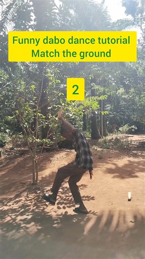 funny dabo dance tutorial match the ground 😃🤣