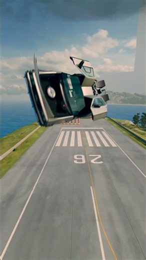 DeLorean VS Tornado Goal! 🌪️⚽ #beamngdrive