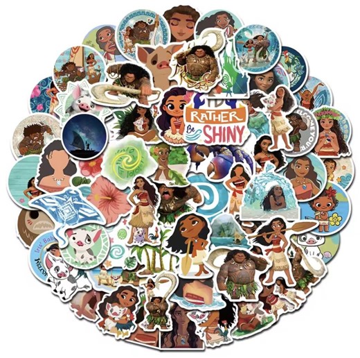 Moana Sticker Pack | Island Adventure Laptop Bottle Phone Decals #86 - Etsy Australia