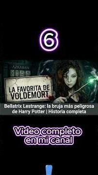 Bellatrix Lestrange, the most dangerous witch in Harry Potter. Complete Story 6 #BellatrixLestrange