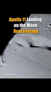 Real Apollo 11 Moon landing footage (1969) — watch the Lunar Module “Eagle” descend, hover, and finally touch down at Tranquility Base. 🧑‍🚀🌕 NASA’s own timeline shows the tension: the landing happened at 4:17 p.m. EDT, with only about 30 seconds of fuel remaining. 🚀 This isn’t just history… it’s what courage looks like on camera. #Apollo11 #MoonLanding #SpaceHistory | Physics & Astronomy