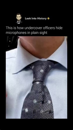 Look Into History on Instagram: "You can have a full conversation with someone and never realize it’s being recorded, and that’s by design 🎙️👀 Undercover microphones are meant to disappear in plain sight. They’re hidden inside everyday items like jacket seams, buttons, necklaces, eyeglass frames, or tiny clips that blend effortlessly into clothing. The tech is built to be small, light, and visually forgettable, while still capturing clean audio without raising suspicion. But the gear is only h