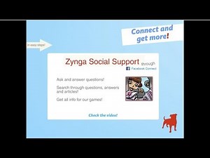 Using the Facebook Connect Feature on the Zynga Support Portal