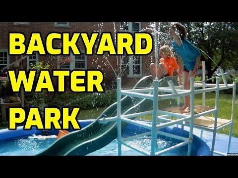 DIY BackYard WaterPark! Build your own Splash Zone