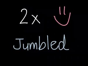 JUMBLED! Learn Your 2x Multiplication Tables!