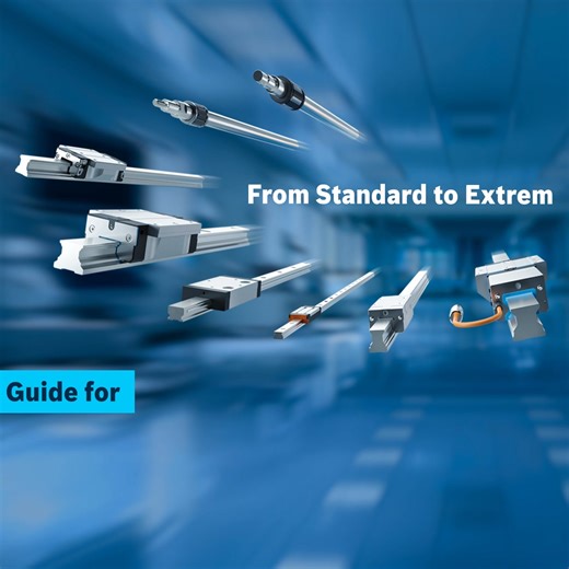 Linear guides - Ready for new impulses❓ Whether cleanroom, vacuum, aggressive substances, or extreme temperatures: Choosing the right linear guide is crucial for the efficiency of your machine. Discover in our free web seminar how the Rexroth linear guides allow you to master special environmental conditions in a cost-effective and effortless way. ➡️ Sign up for October 23/24: https://go.rexroth/4e4e45 #BoschRexroth #LinearMotionTechnology #LinearGuides #Webseminar | Bosch Rexroth