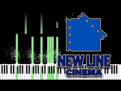 New Line Cinema Studio Intro Piano Tutorial (P Speed)