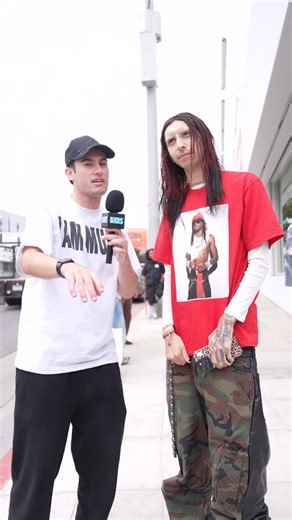 Bars on Instagram: "We caught up with @burberry.erry at the Supreme store in LA, where fans were lined up for the Playboi Carti x Supreme T-shirt drop Did any of you buy a shirt?"