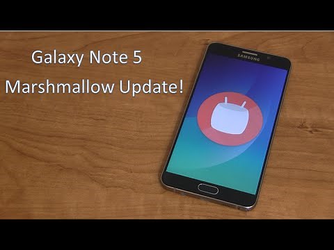 Galaxy Note 5 Android 6.0.1 Marshmallow Update!